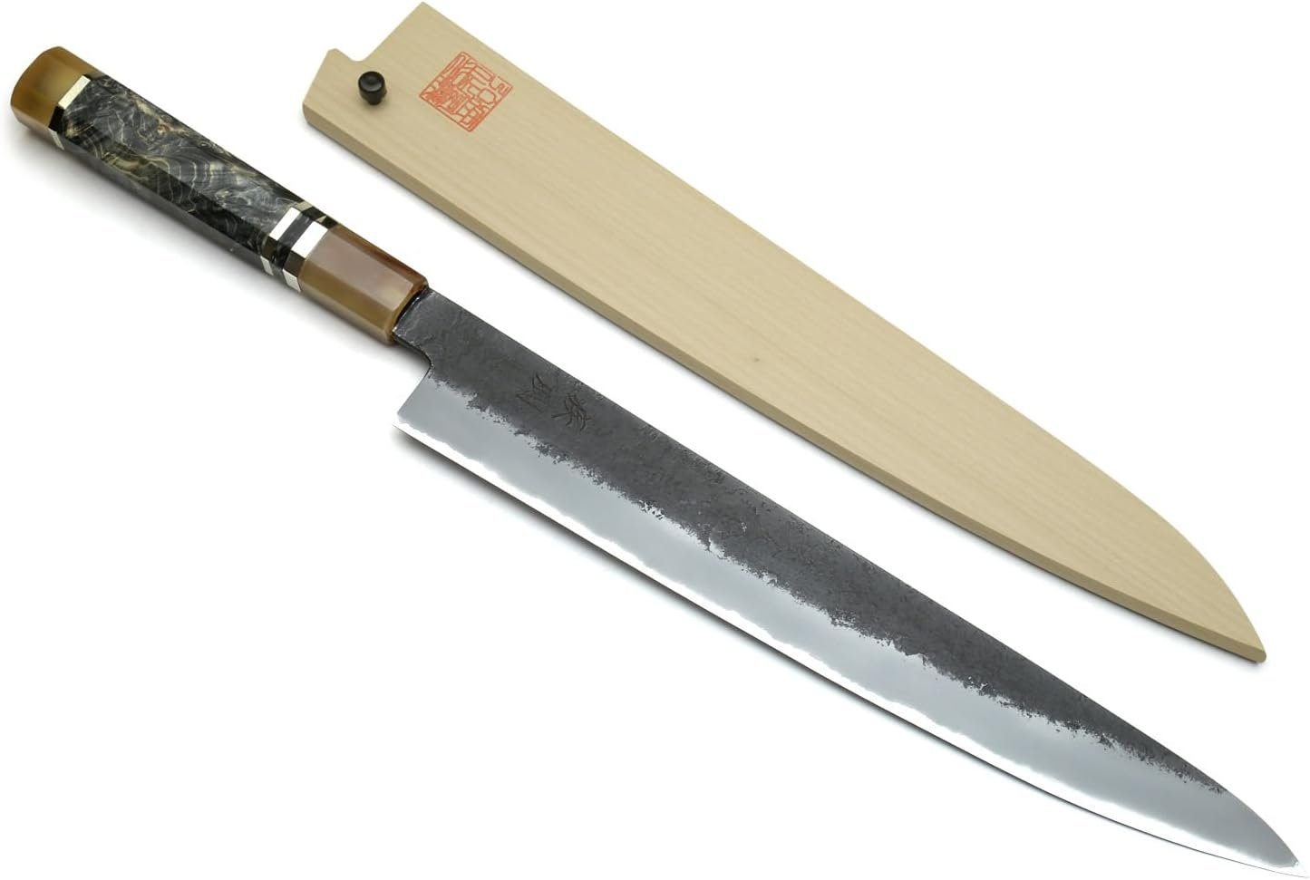 Hayate Hinoura Kurouchi Stainless Clad Slicer Knife