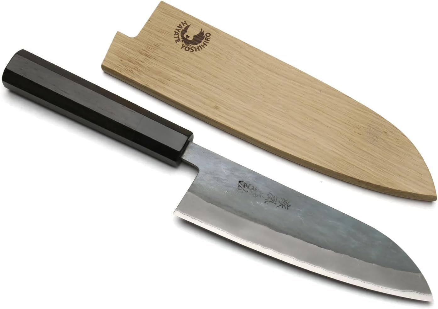 Black-Forged Blue Steel Stainless Clad Multipurpose Knife