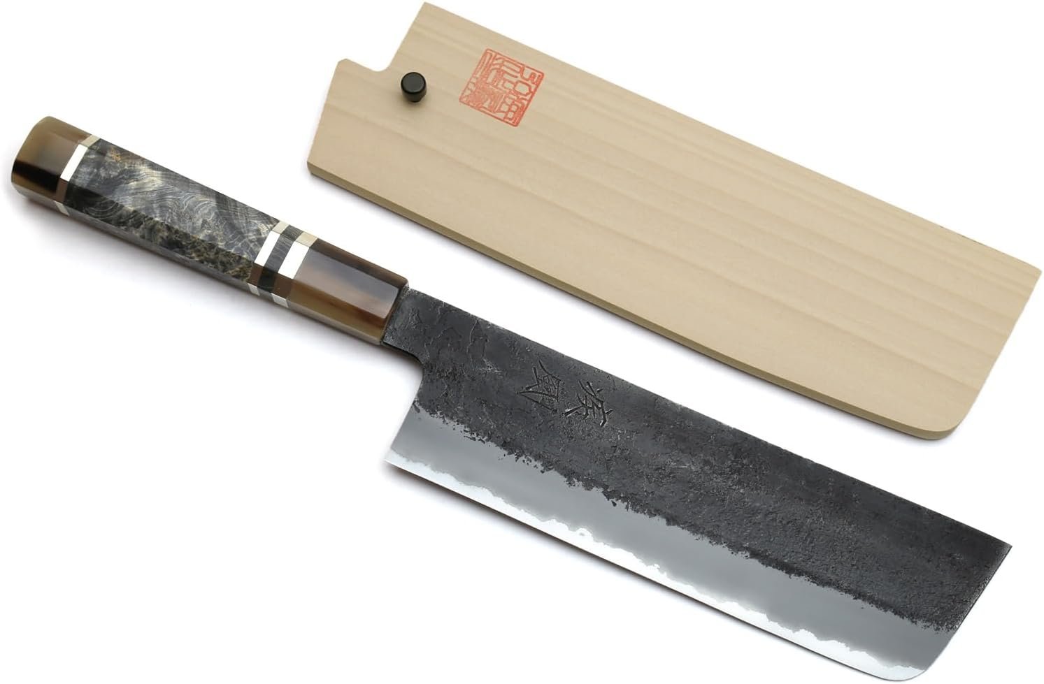 Hayate Hinoura Kurouchi Stainless Vegetable Knife
